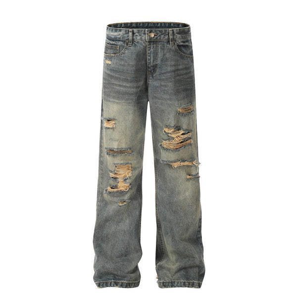 Denim Men's Loose Casual Wide-leg Pants