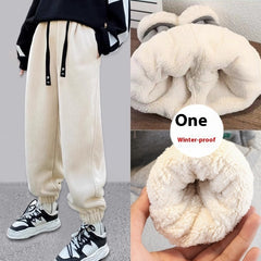 Girls Fleece-lined Cashmere Sweater