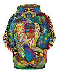 3D print hip hop hoodies Monkey design