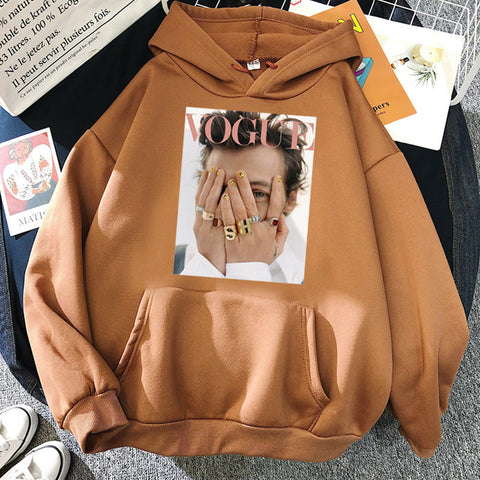 Hoodie Ladies Pullover Large Sweatshirt Streetwear