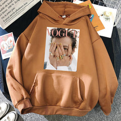 Hoodie Ladies Pullover Large Sweatshirt Streetwear