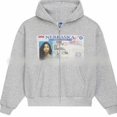 Cute Hoodie Teenagers Oversized Sweatshirt Casual Clothes Thick Zipper