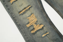 Denim Men's Loose Casual Wide-leg Pants