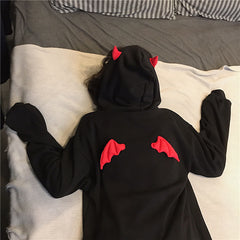 Fleece Little Devil Hoodie