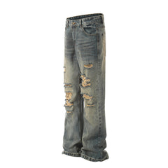 Denim Men's Loose Casual Wide-leg Pants