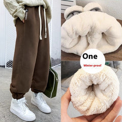 Girls Fleece-lined Cashmere Sweater