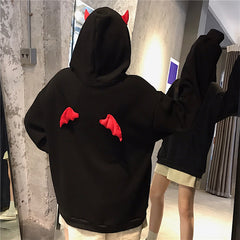 Fleece Little Devil Hoodie