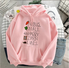 Harry Styles One Direction graphic hoodie