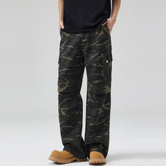 Paratrooper Camouflage Cargo Pants Men And Women Multi-pocket