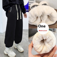 Girls Fleece-lined Cashmere Sweater