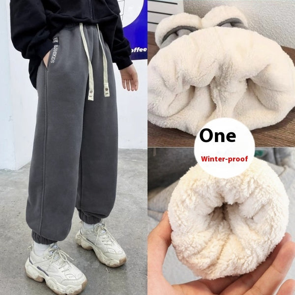 Girls Fleece-lined Cashmere Sweater