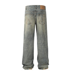 Denim Men's Loose Casual Wide-leg Pants
